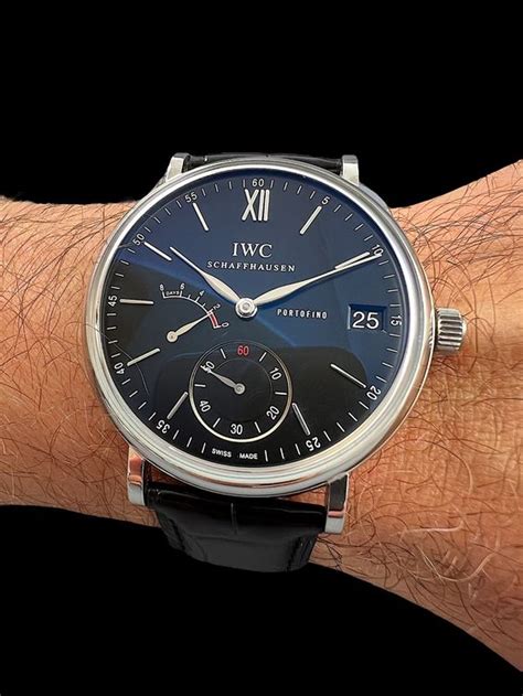 iwc portofino handaufzug|IWC Portofino 8 Days Edelstahl Handaufzug Herrenuhr Ref.